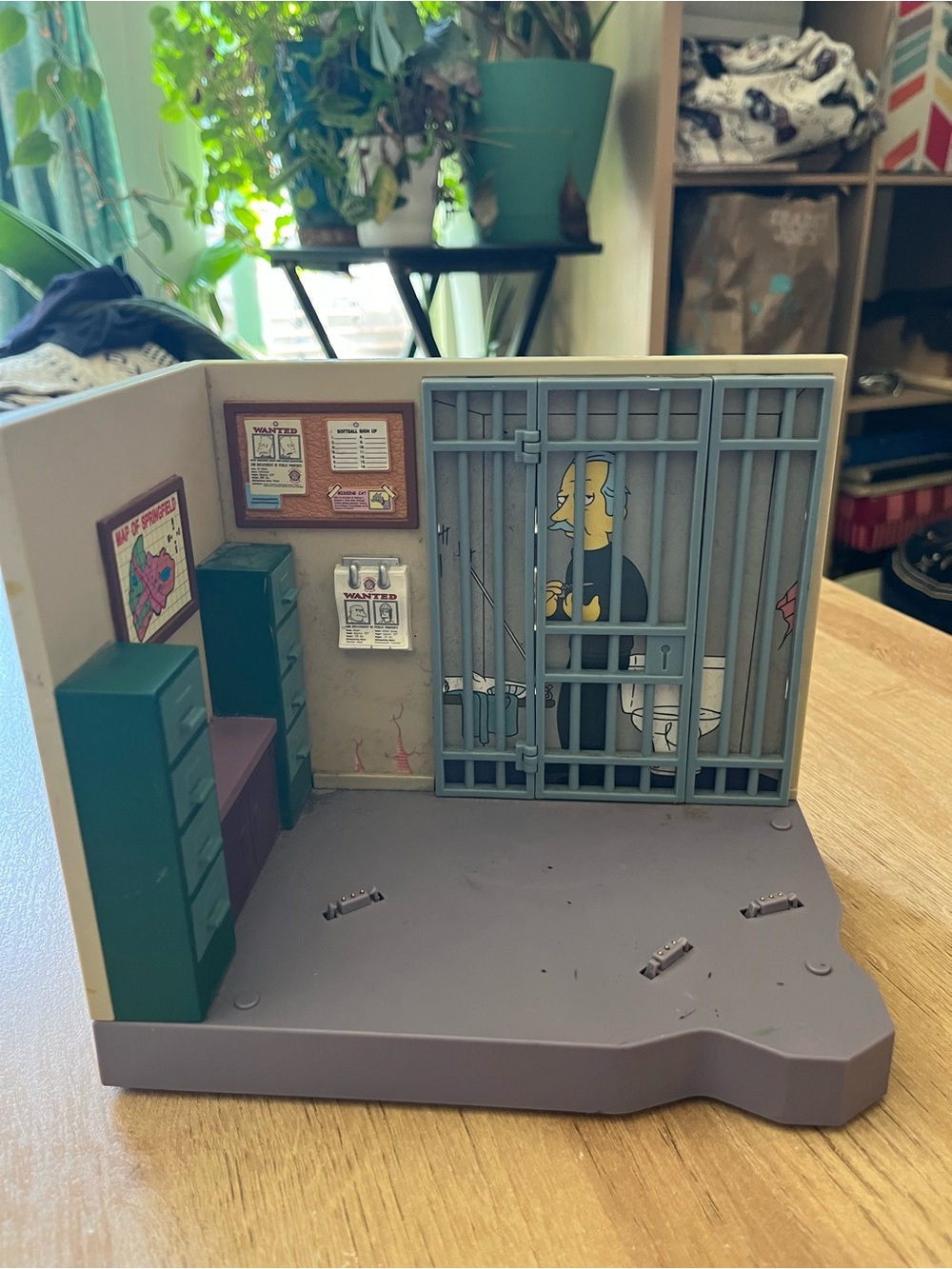 Simpsons was Interactive Loose Playmates Police Station playset